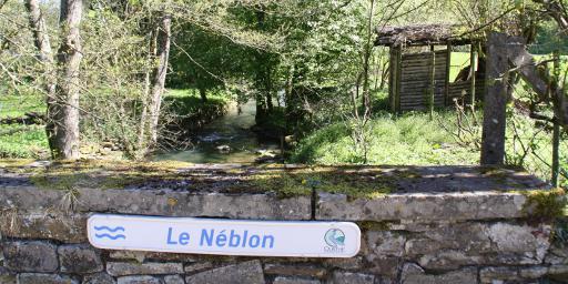 Little bridge on the Néblon